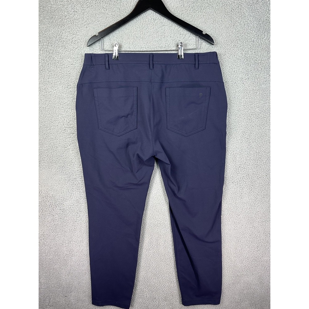 Public Rec Pants Mens 36x32 Blue Performance Stretch Golf Travel Athletic Chino - Picture 9 of 15